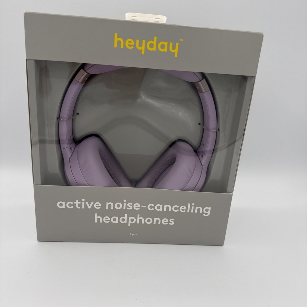 heyday active noise canceling headphones - lavender - New Sealed